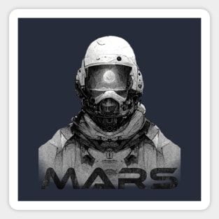 Mars Astronaut Magnet